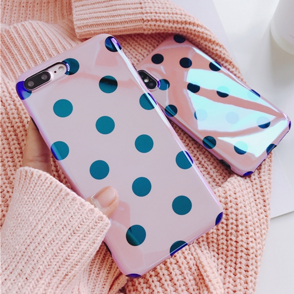 NEW iPhone X/XS/7/8/Plus Glossy Dot Big case - Picture 3 of 7